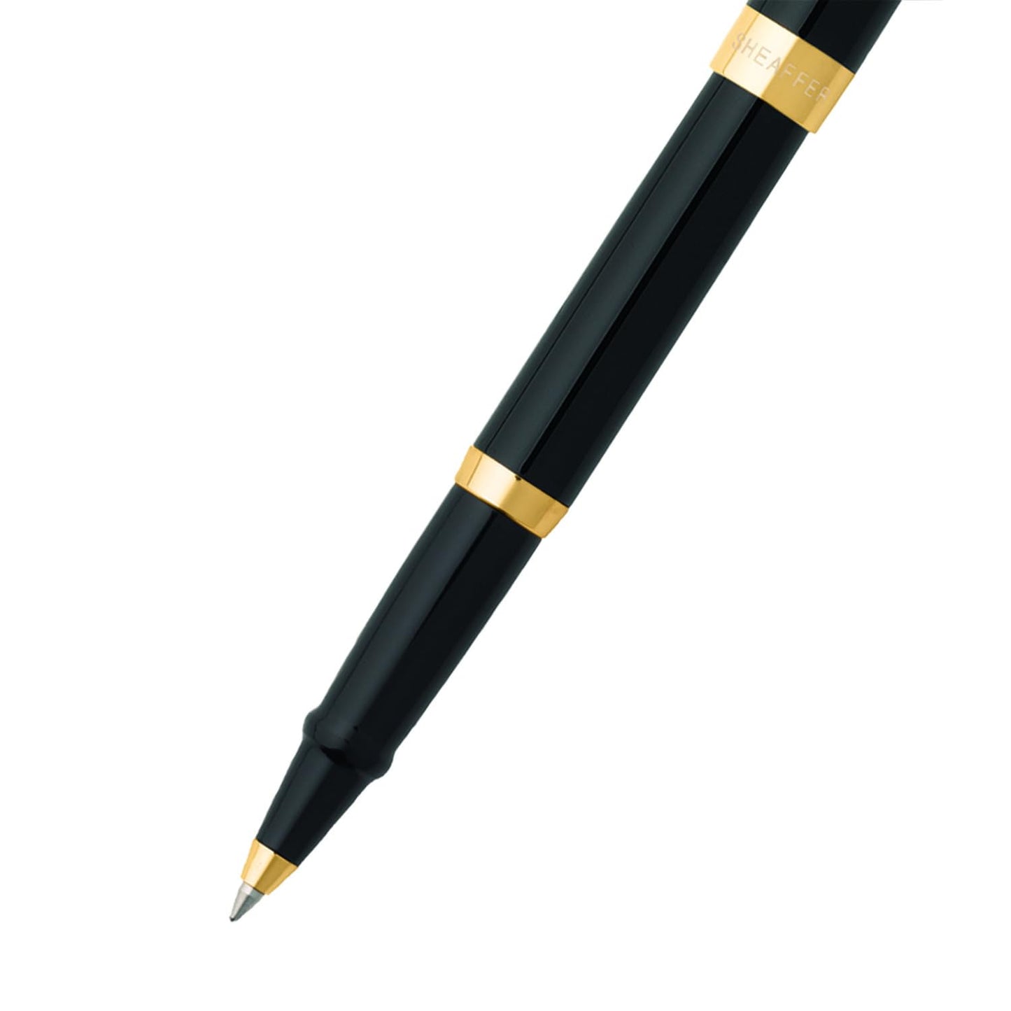 Sheaffer 9471 Sagaris Black Gold Roller Pen