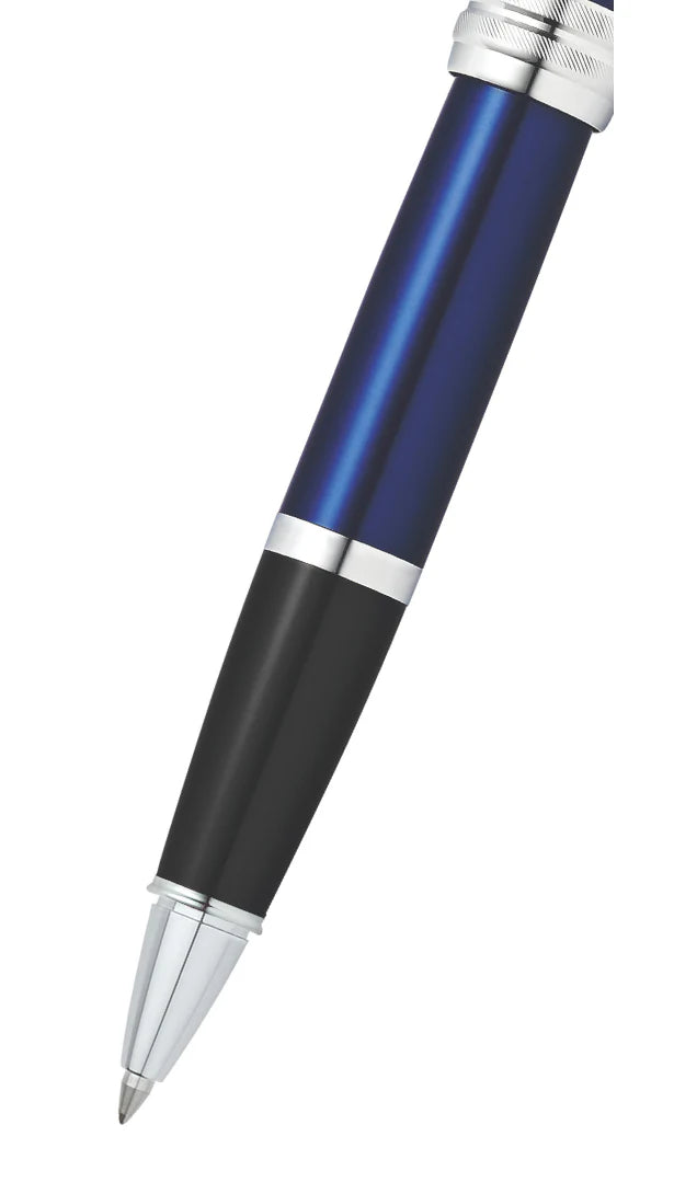 Cross 455-12 Bailey Blue Lacquer Roller Pen