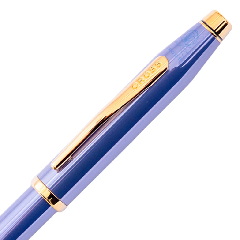 Cross 82WG-165 Cent II Lavender Blue With 23kt Gold Ball Pen