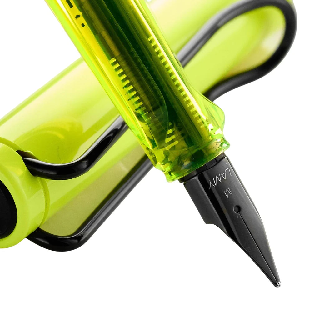 Lamy 0C8M Safari Neon Yellow Medium Fountain Pen