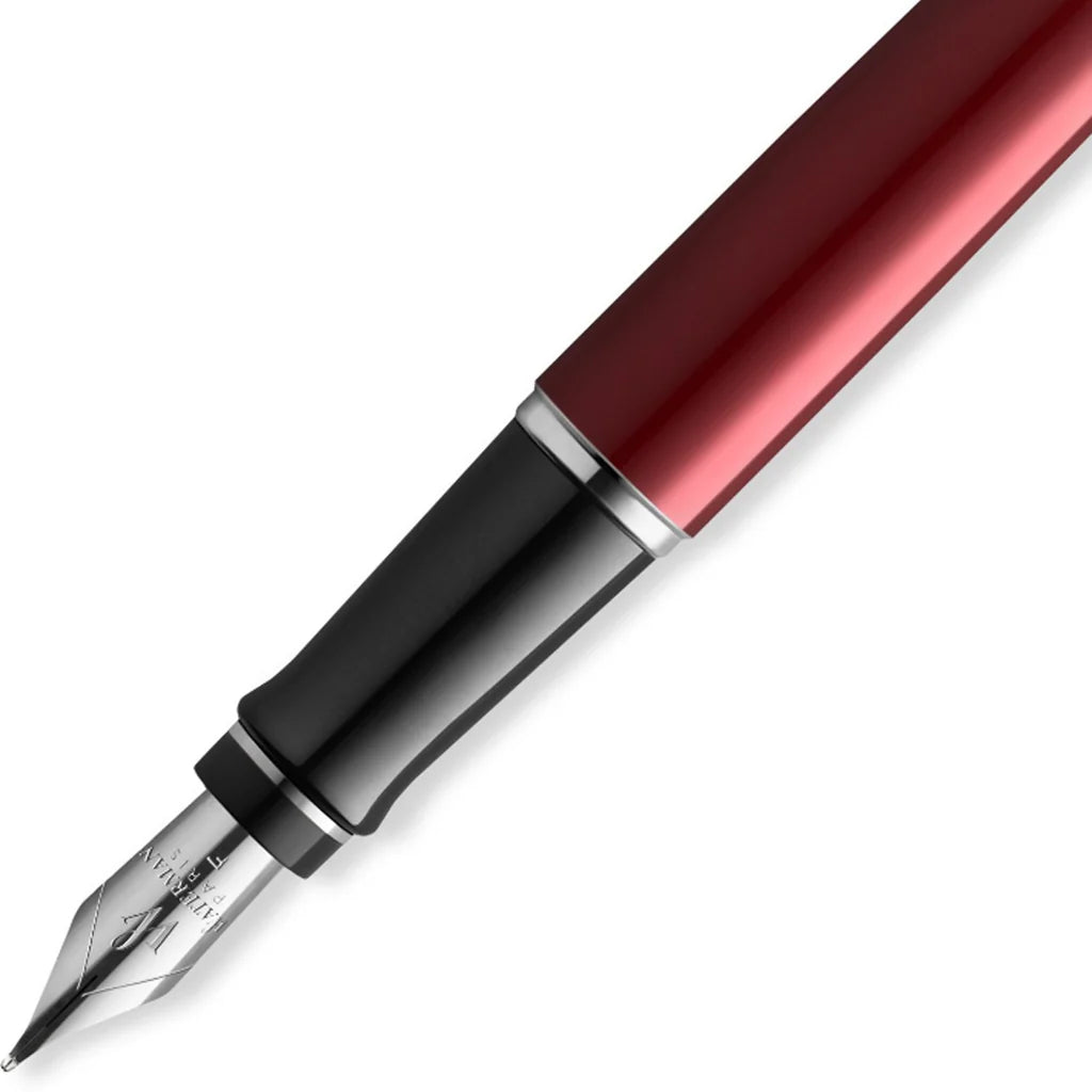 Waterman Expert Dark Red Palladium Medium Nib Fountain Pen