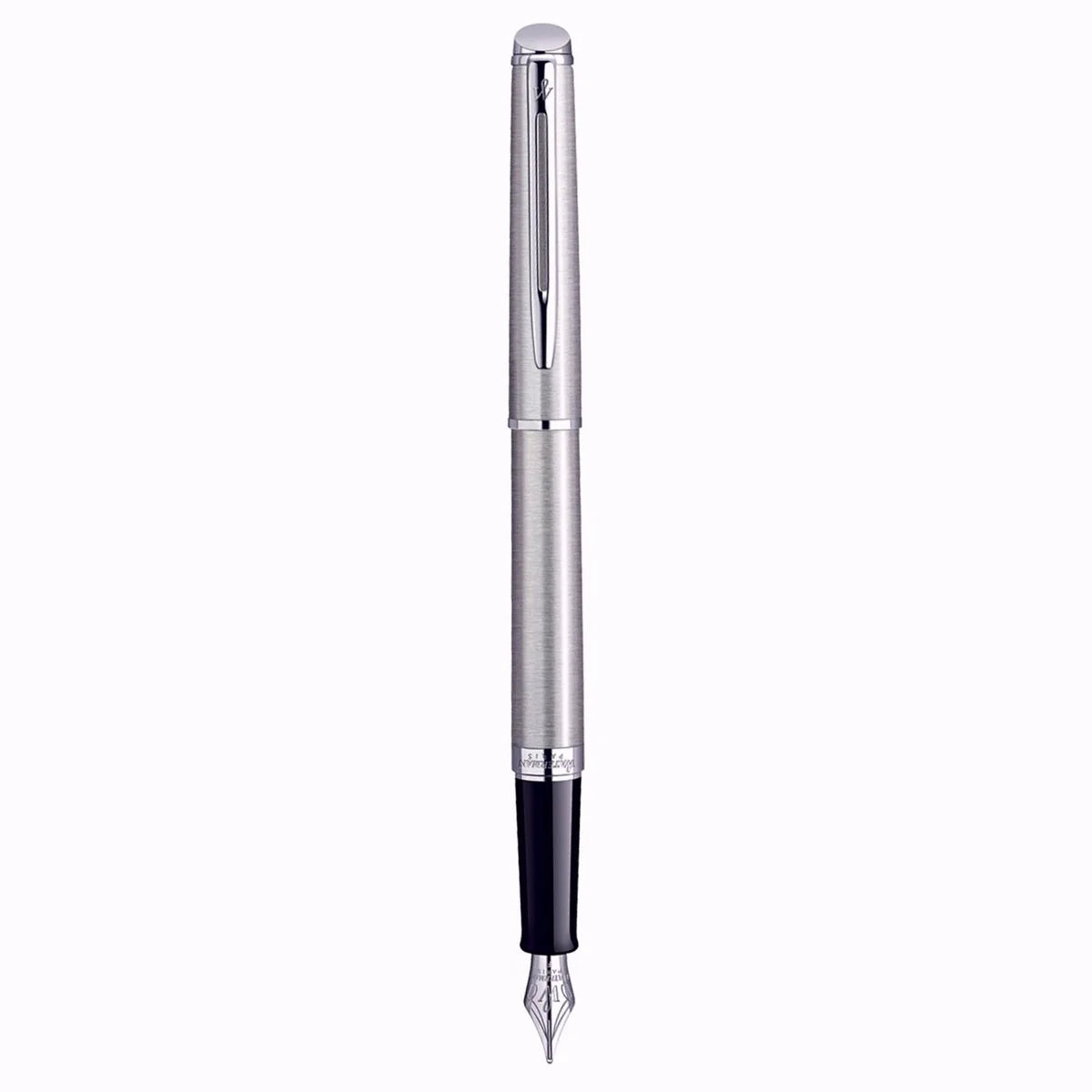 Waterman Hemisphere Stainless Steel Chrome Trim Medium Nib Fountain Pen