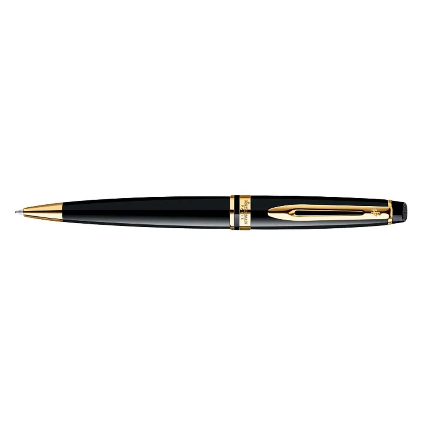 Waterman Expert Mars Black Gold Trim Ball Pen