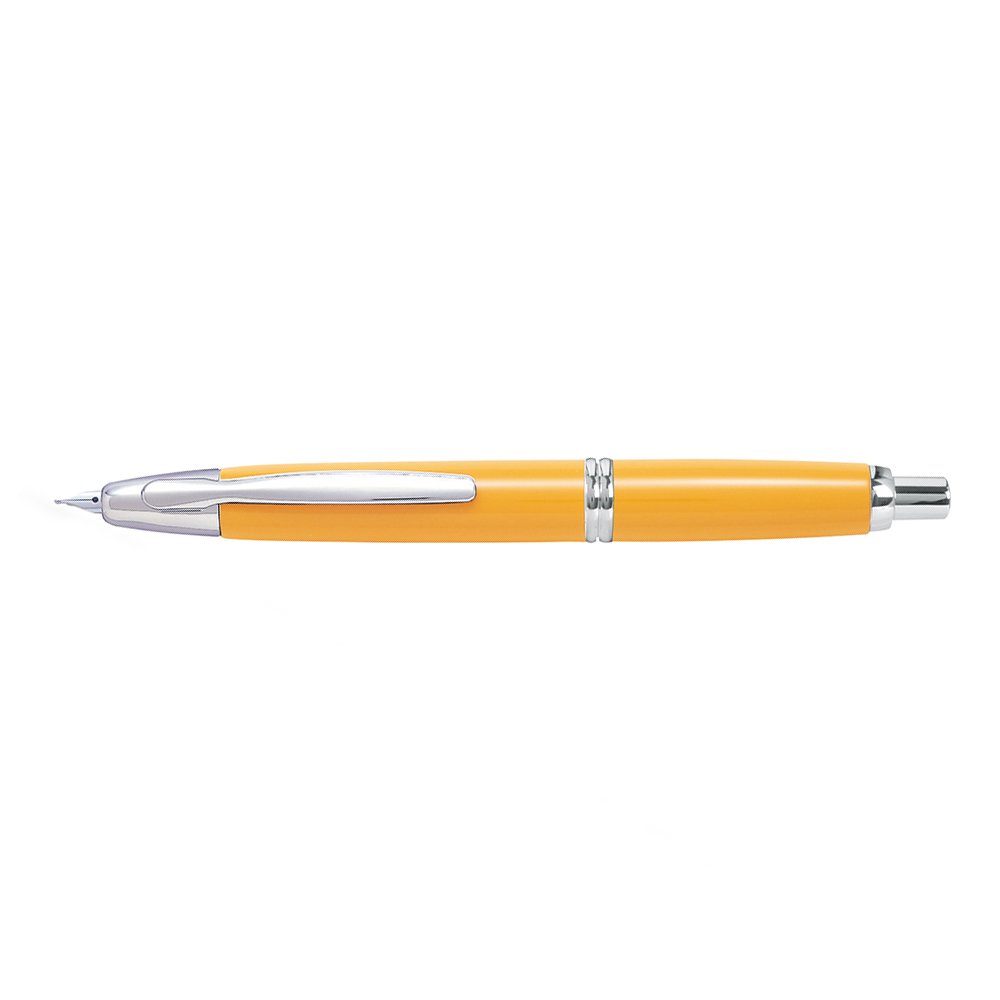 Pilot Capless 18K Yellow Chrome Trim Medium Fountain pen