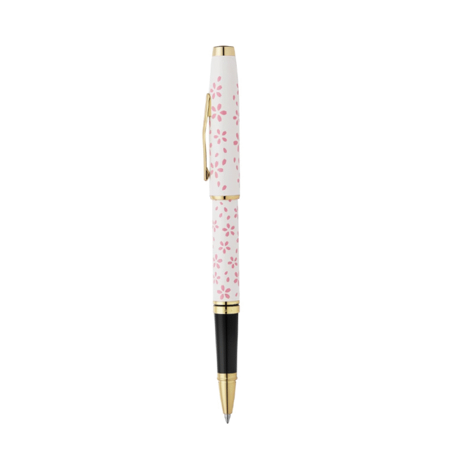 Cross 665-15 Conentry White Cherry Blossom Roller Pen