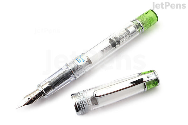 Pilot Prera Transparent .Green Medium Fountain Pen