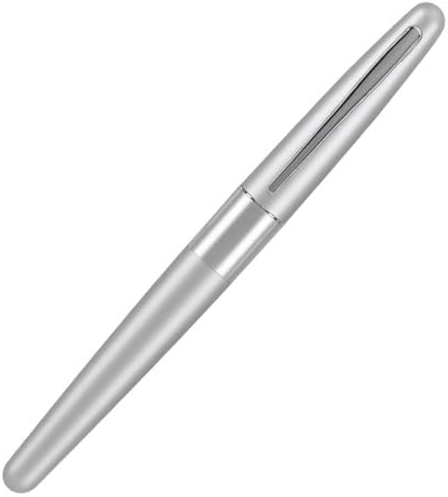 Pilot MR1 Silver Plain Fountain Pen (F) Fine