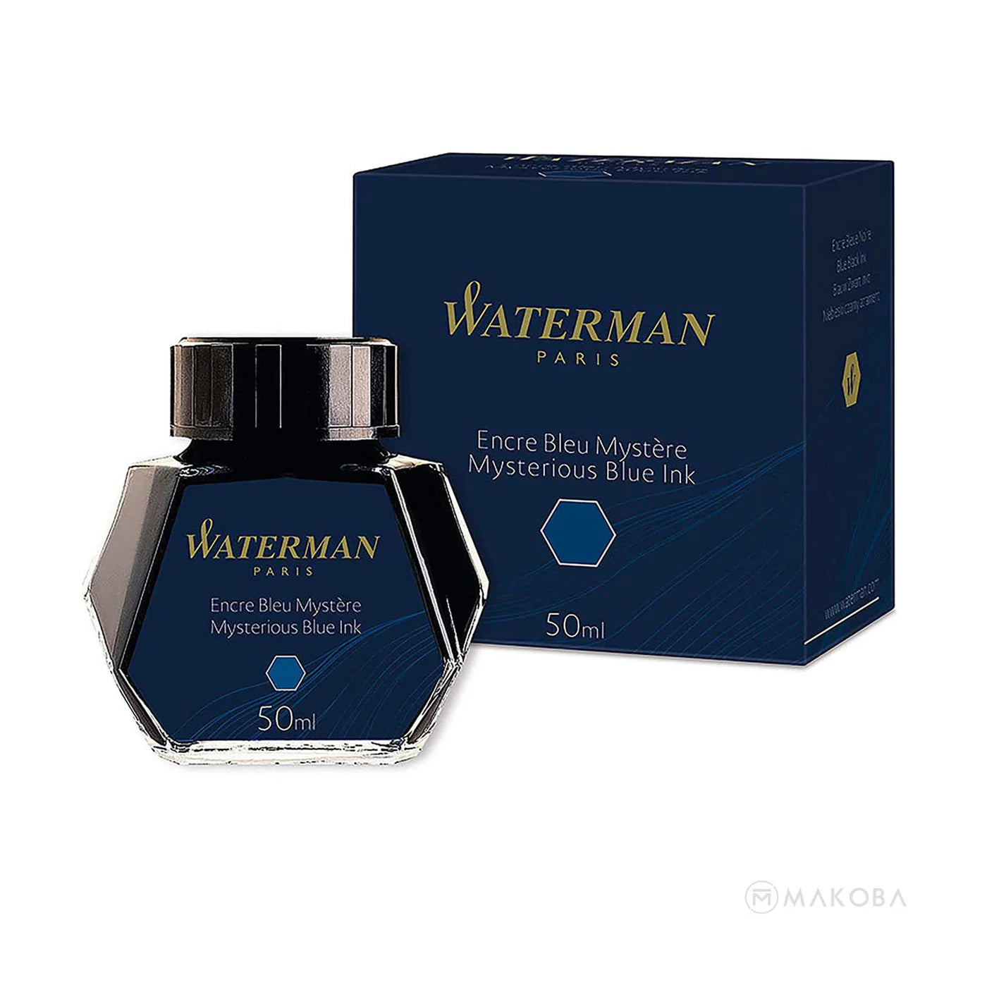 Waterman  Ink Pot Dark Blue/ Black Mysterious Blue 50ML