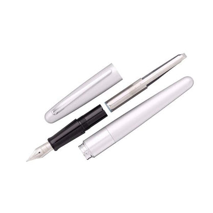 Pilot MR1 Silver Plain Fountain Pen (F) Fine