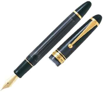 Pilot Custom 823 Black Broad Fountain Pen + Ink Bottle