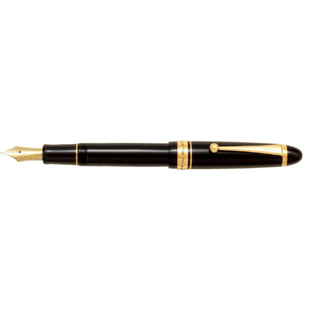 Pilot Custom 743 Black Medium Fountain Pen