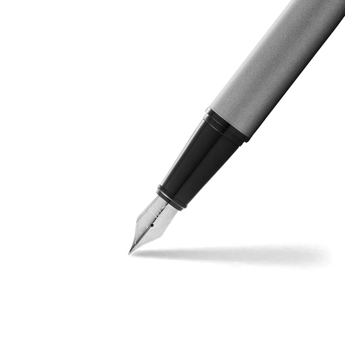 Sheaffer 9345 Matte Grey Lacquer -Black Fountain Pen Medium Nib
