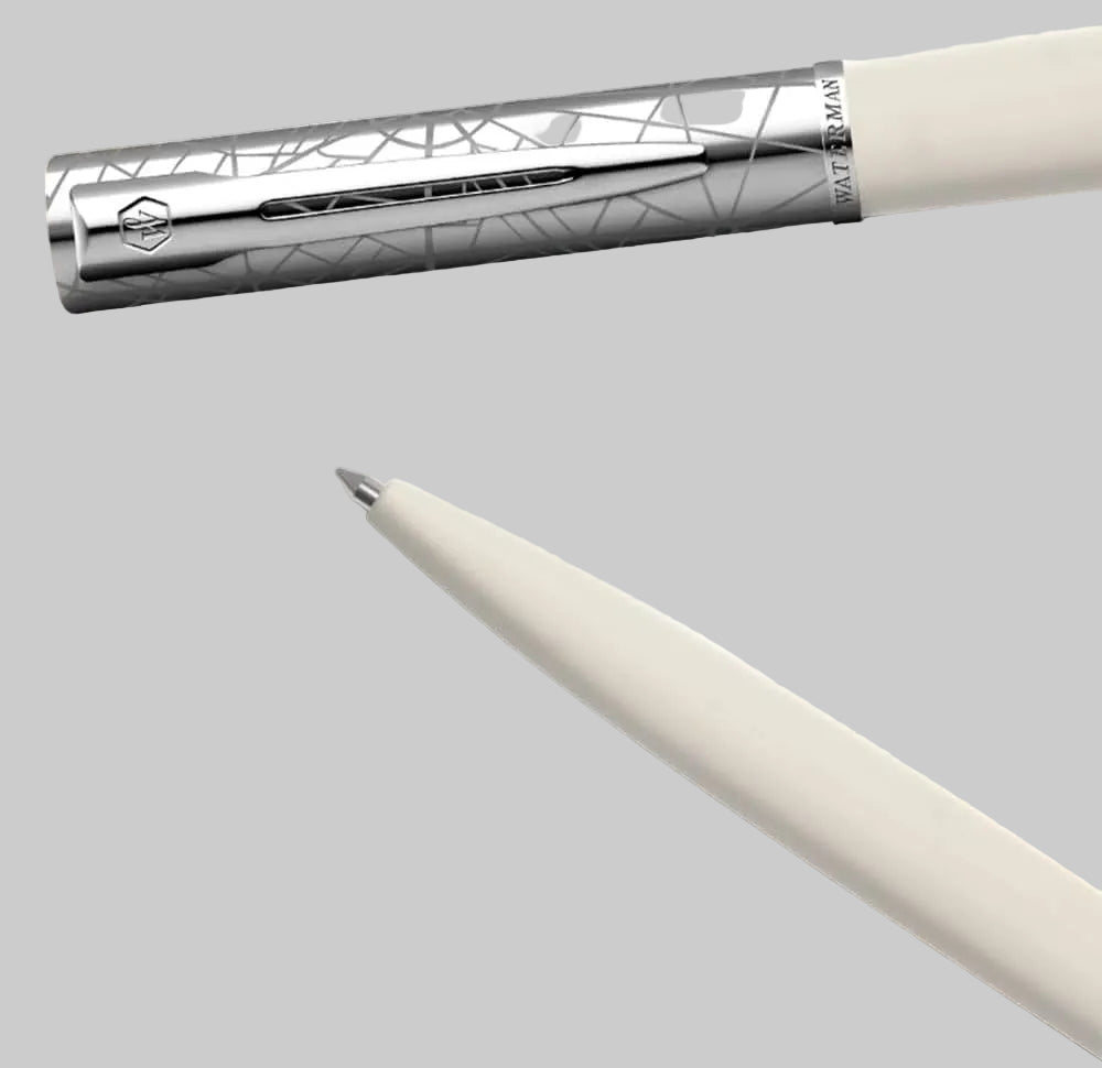 Waterman  Allure Deluxe White Ball Pen + Note Book Gift Set