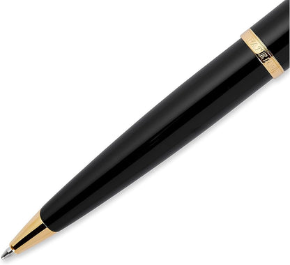 Waterman Carene Sea Black Gold Trim Ball Pen