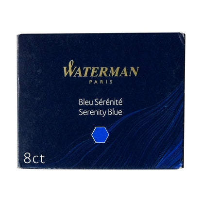 Waterman  Cartridge Blue Serinity Florida Blue (pack of 8)
