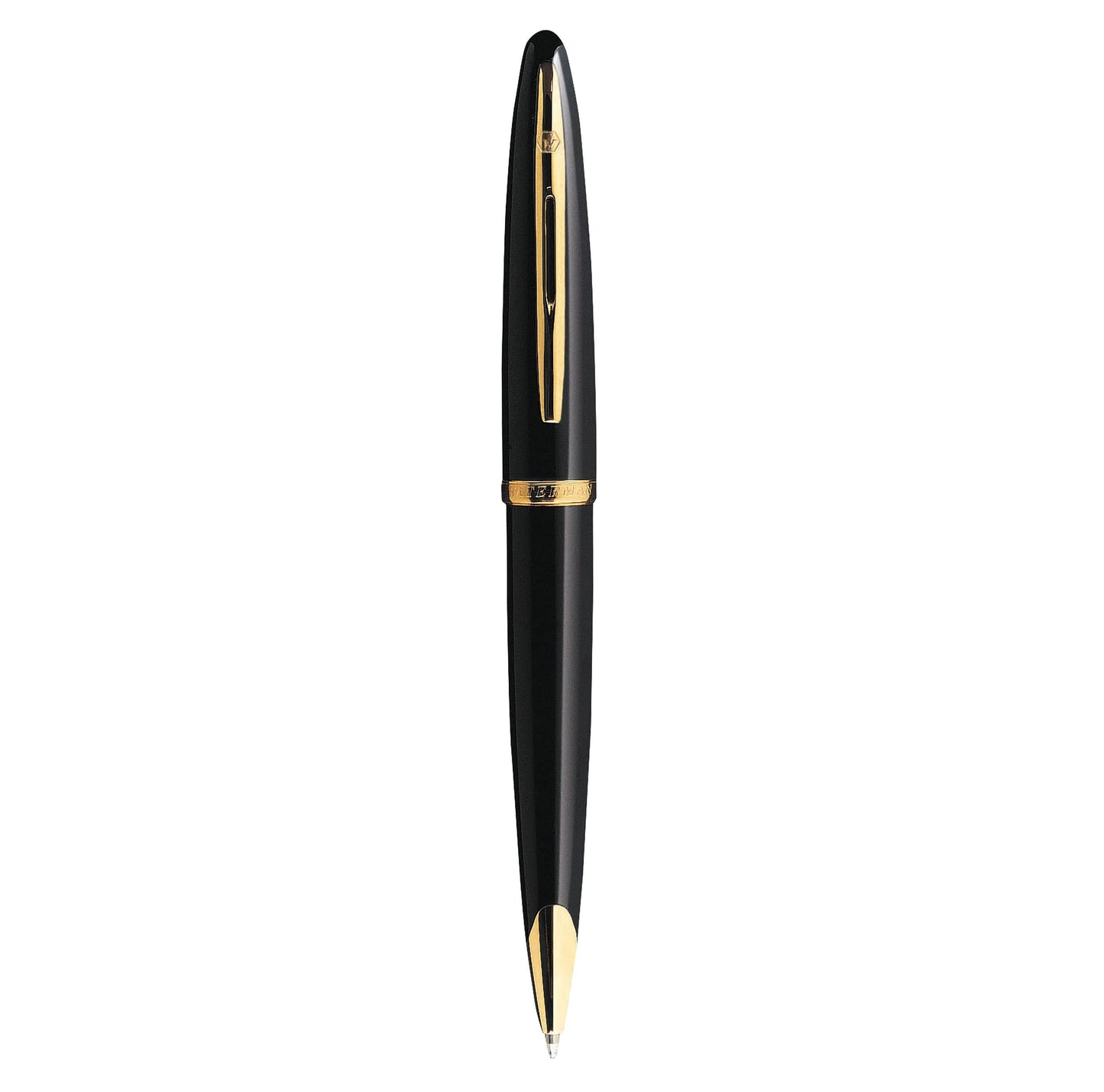 Waterman Carene Sea Black Gold Trim Ball Pen