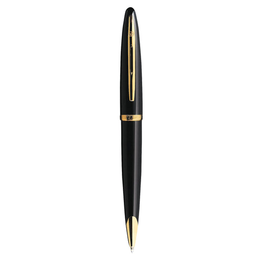Waterman Carene Sea Black Gold Trim Ball Pen