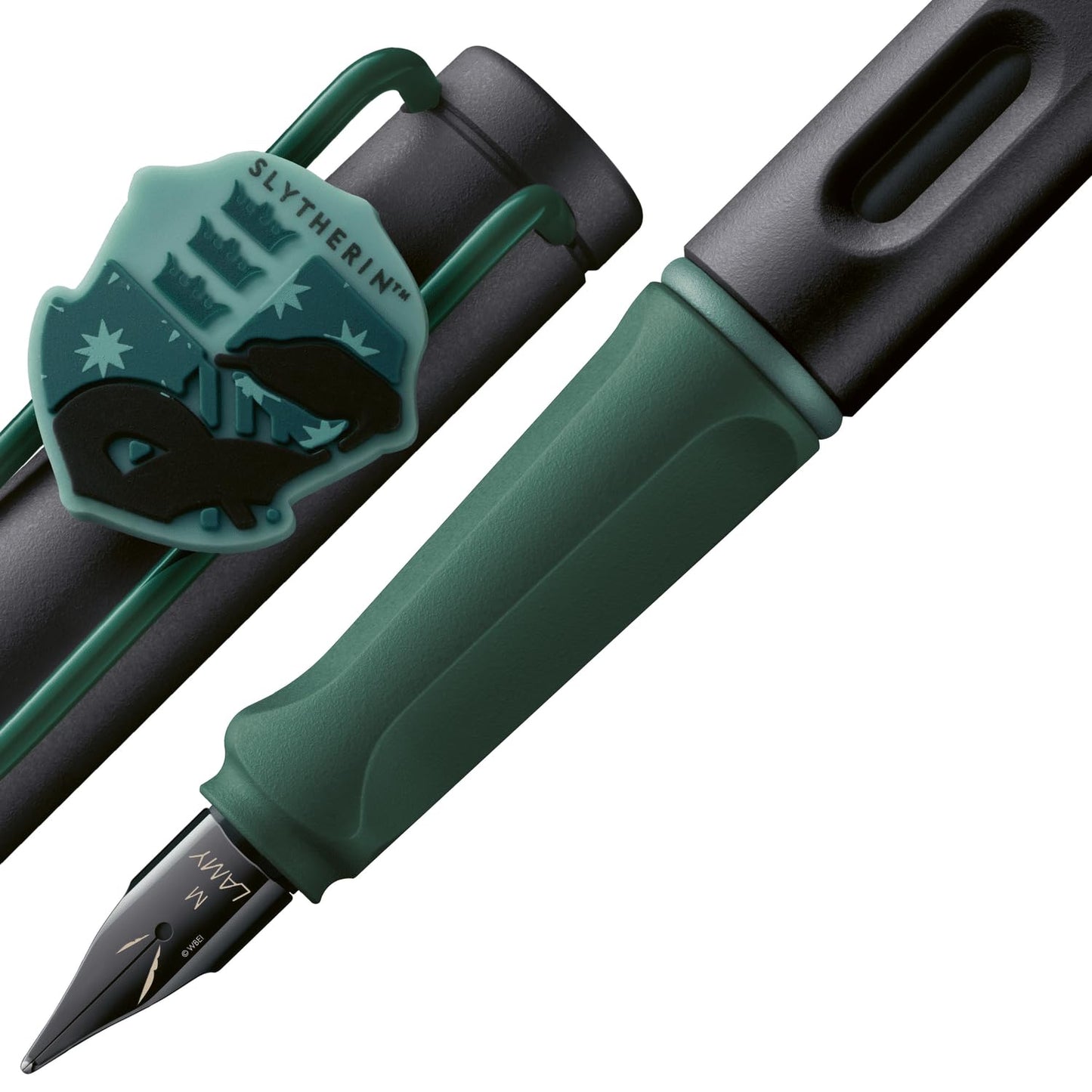Lamy 0B5M Safari Slytherin Fountain Pen - Green Medium