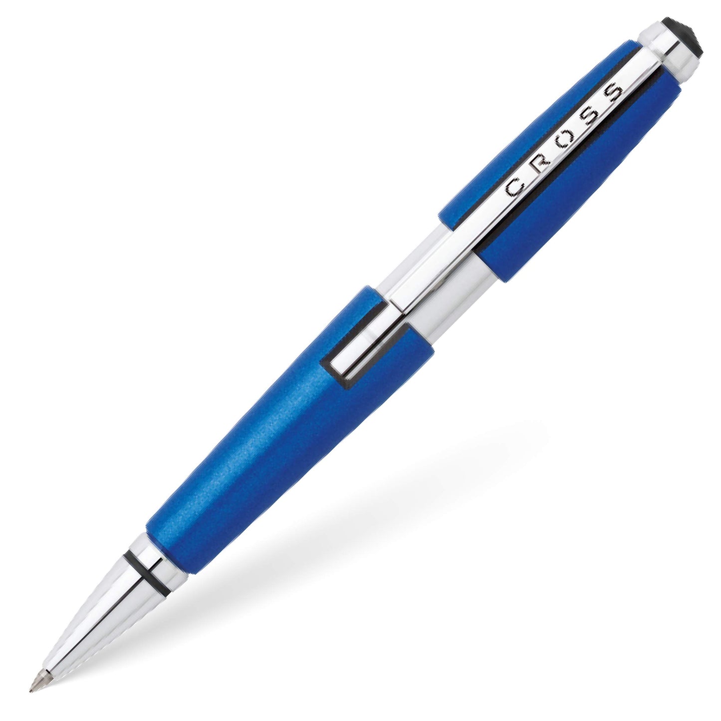 Cross 555-3 Edge Blue Chrome Roller Pen