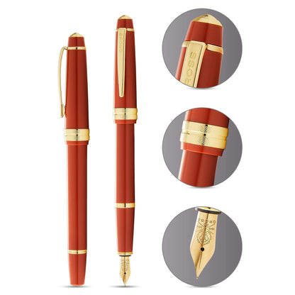 Cross 746-13 Bailey Light Amber Resin GT Fountain Pen