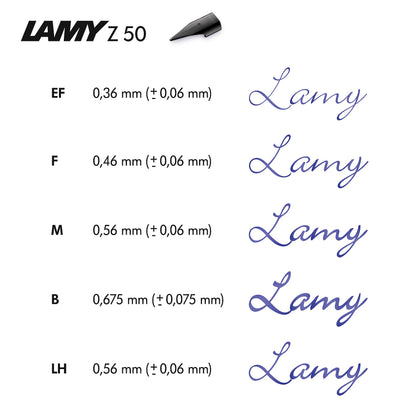 Lamy Nib Black Nib Z50 Broad
