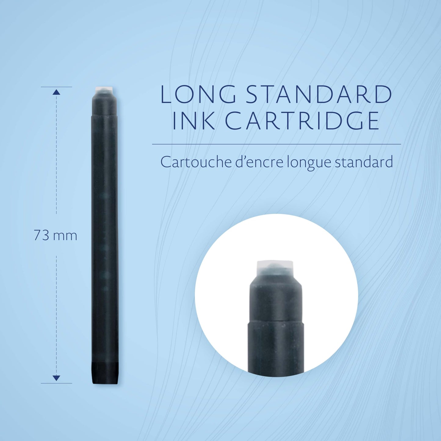 Waterman  Cartridge Black (pack of 8)