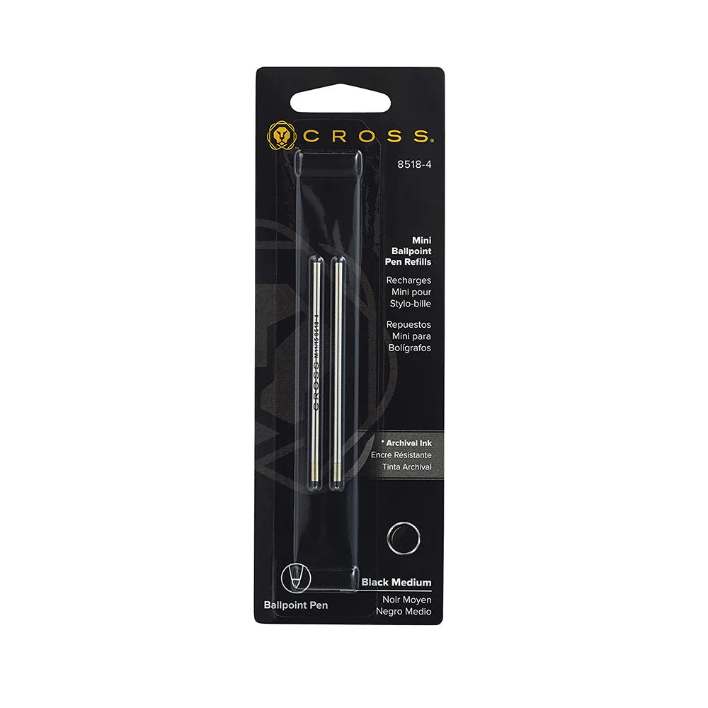 Cross 8518-4 Mini Black Refill (2 Pcs)