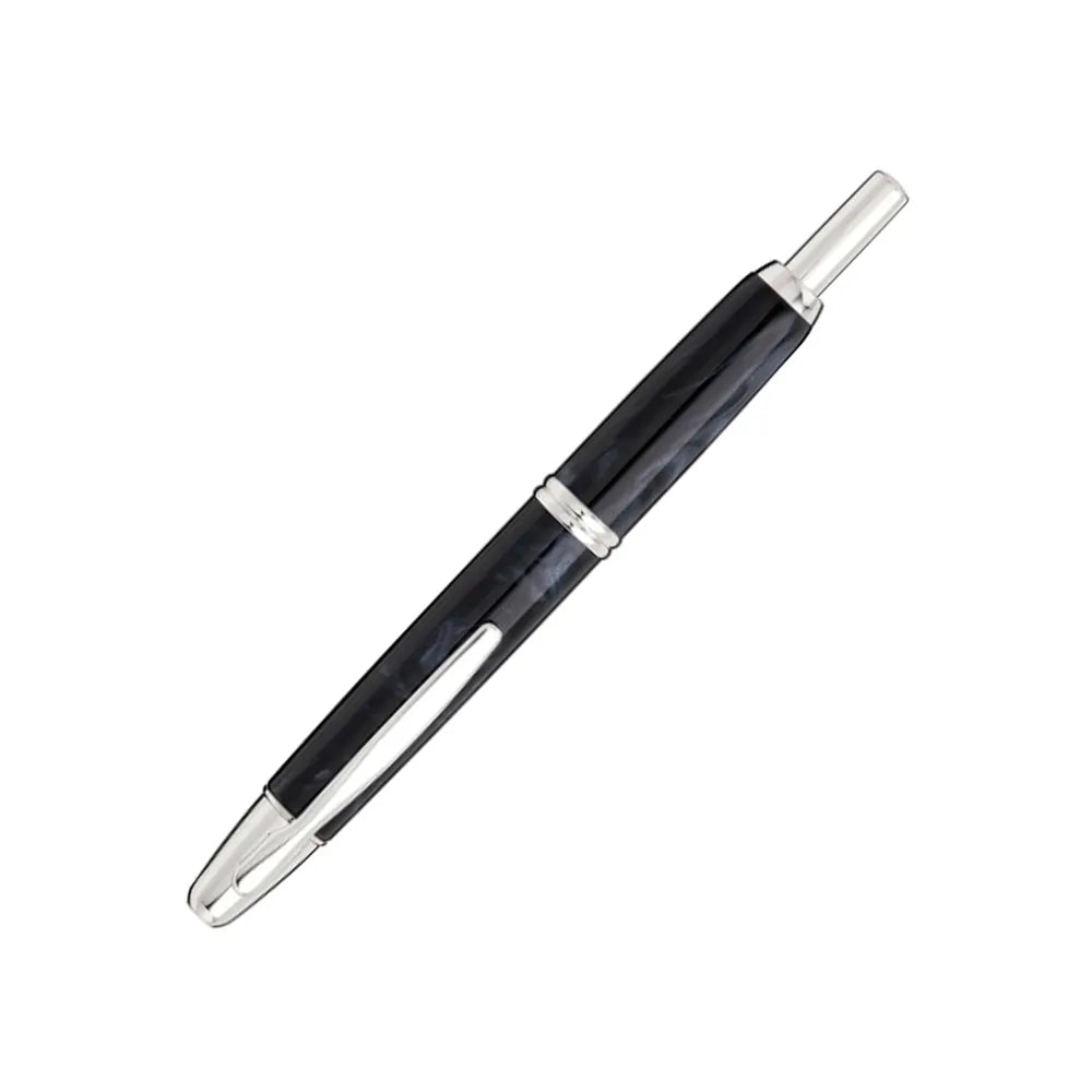 Pilot Capless SE Marble Black Medium Fountain Pen 2571