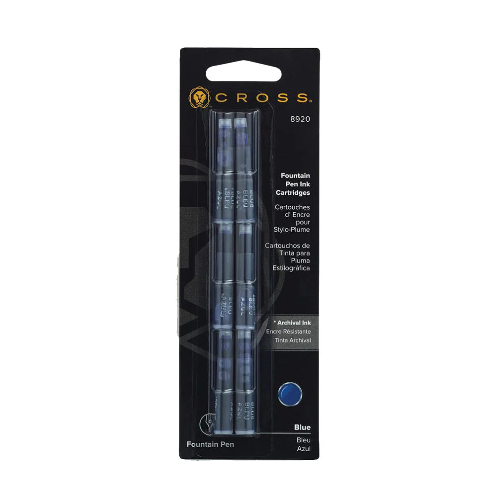 Cross 8920 Blue Cartridge Pack Of 6 Pcs.
