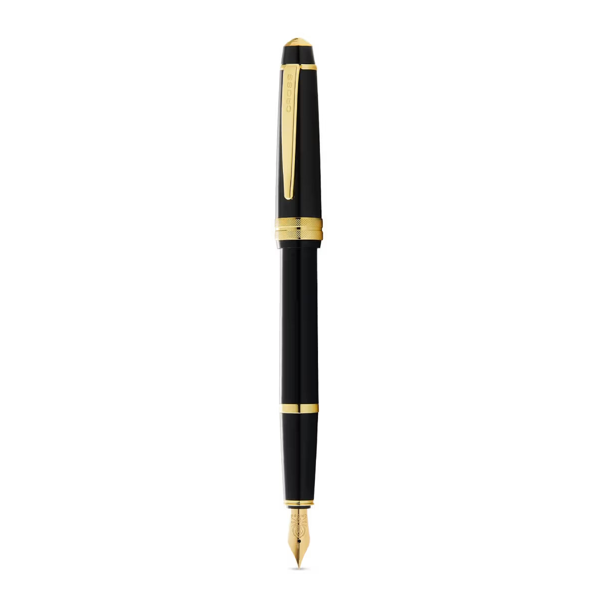 Cross 746-9 Bailey Light Black Resin / Gold Trim Fountain Pen