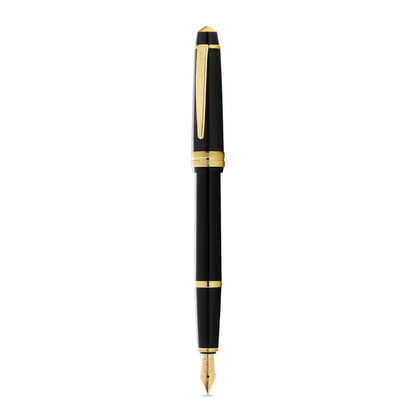 Cross 746-9 Bailey Light Black Resin / Gold Trim Fountain Pen