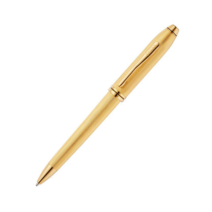 Cross 42-77 Townsend 23kt Gold Plated Engraved Diamond Gt Ball Pen