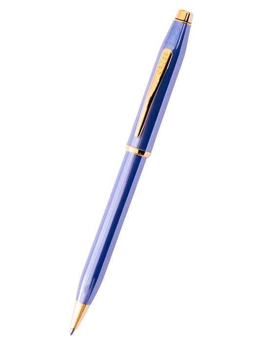 Cross 82WG-165 Cent II Lavender Blue With 23kt Gold Ball Pen