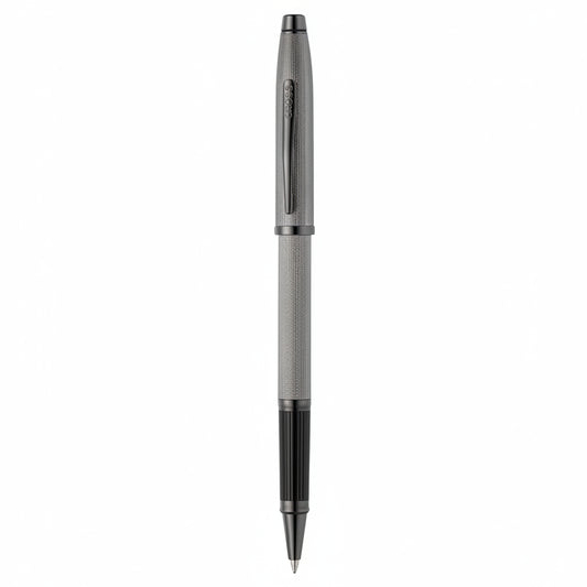 Cross 85WG-172 Century II Polished Grey Engraved Pattern Roller Pen