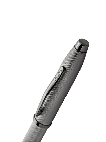 Cross 85WG-172 Century II Polished Grey Engraved Pattern Roller Pen