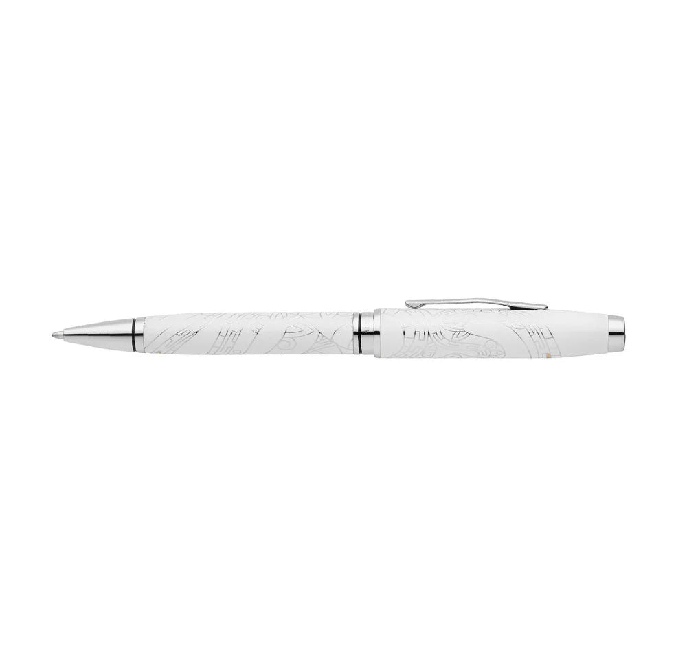 Cross 662-16 Coventry Zodiac Year Of Snake White Ball Pen