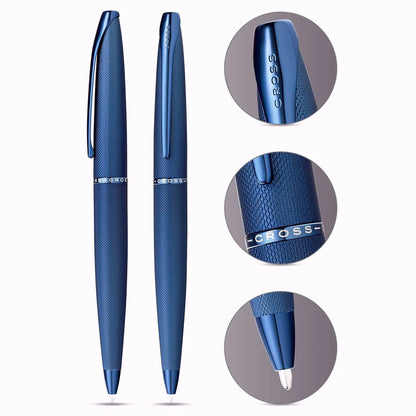 Cross 882-45 ATX Dark Blue PVD Ball Pen