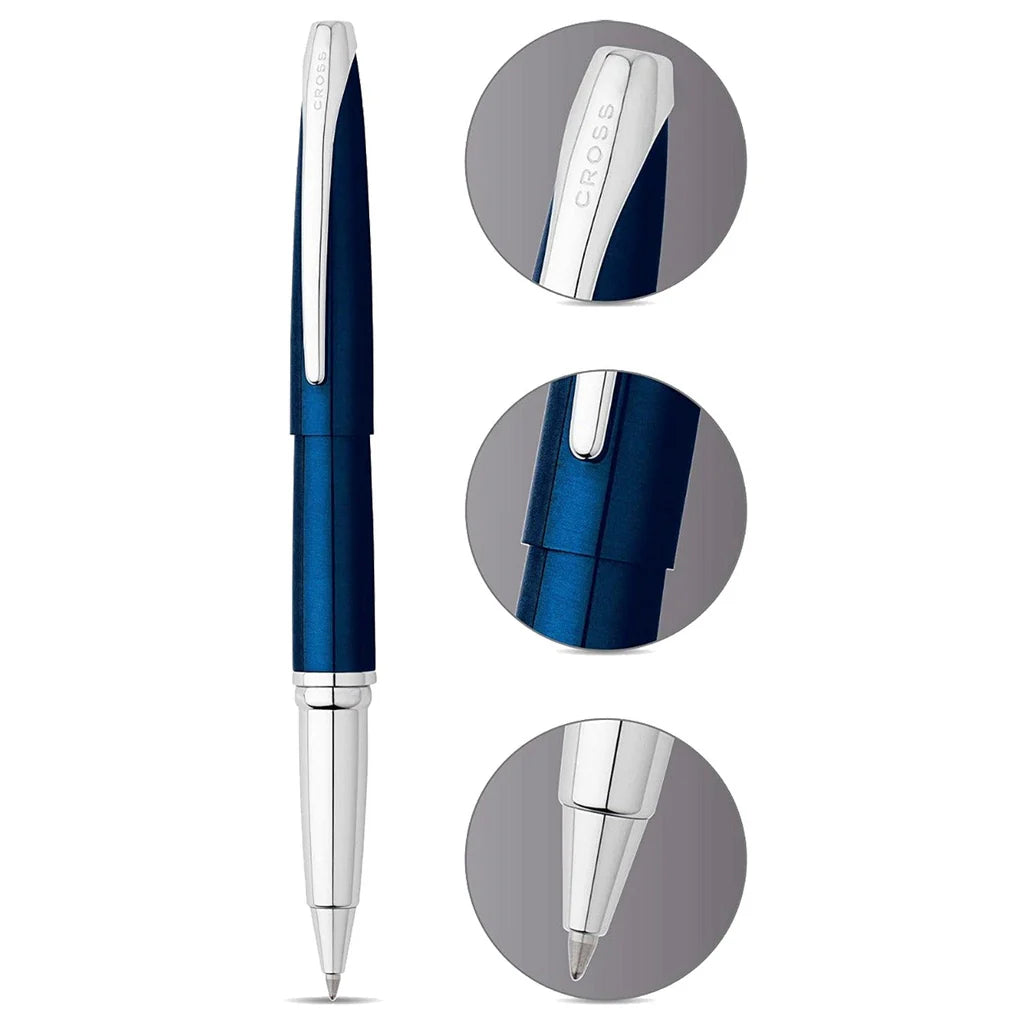 Cross 885-37 ATX Blue Lacquer Roller Pen