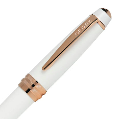 Cross 455-22 Bailey White Rose Gold Roller Pen