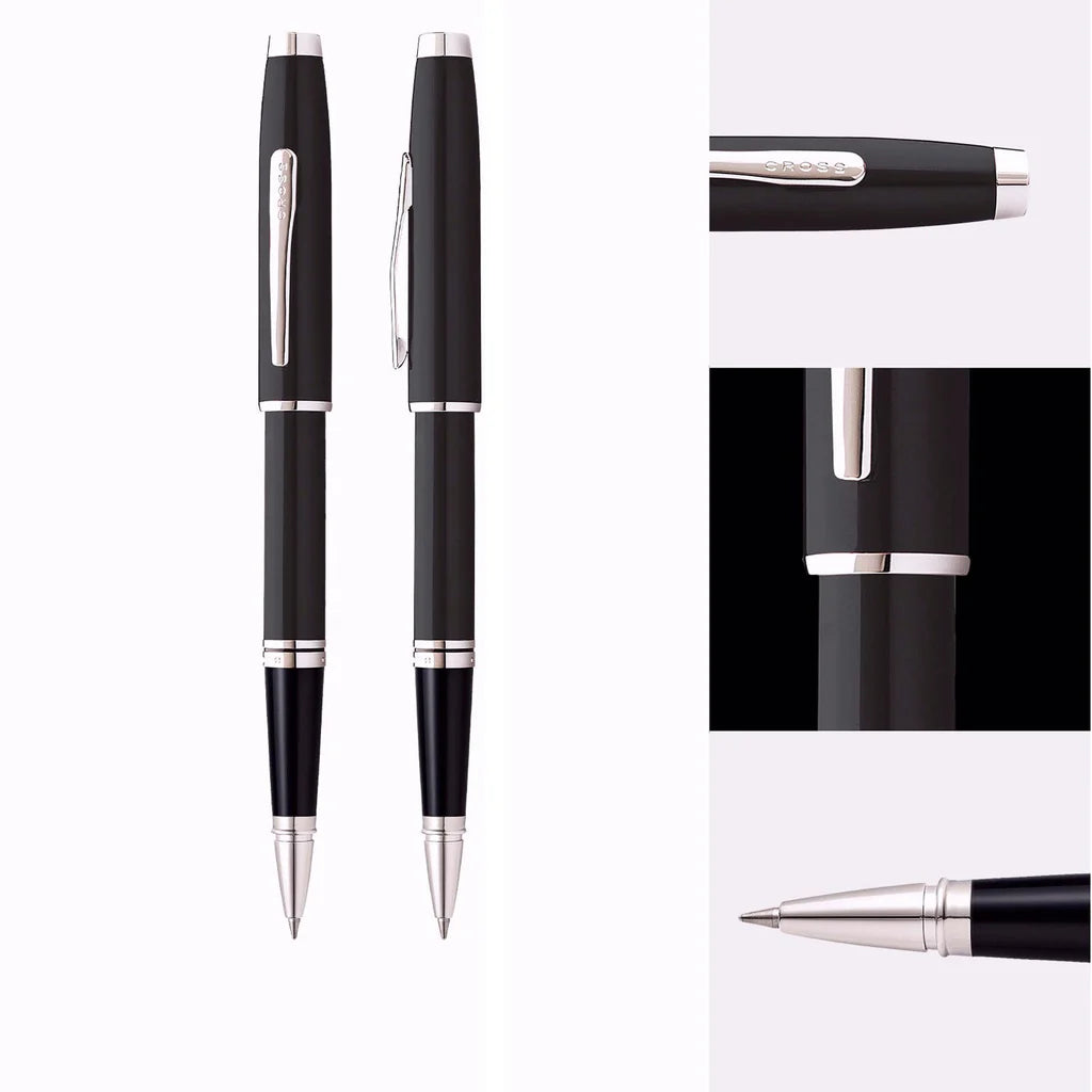 Cross 665-6 Coventry Black Lacquer Ct Roller Pen