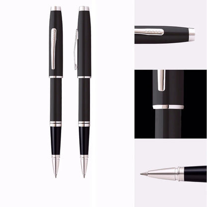 Cross 665-6 Coventry Black Lacquer Ct Roller Pen