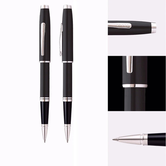 Cross 665-6 Coventry Black Lacquer Ct Roller Pen