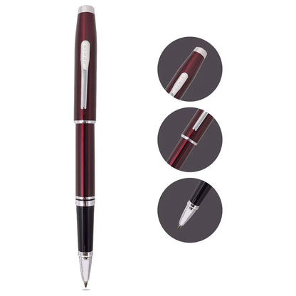 Cross 665-10 Coventry Red Lacquer Ct Roller Pen
