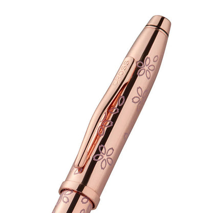 Cross 85WG-169 Century II Cherry Blossom Rose Gold  GT Roller Pen