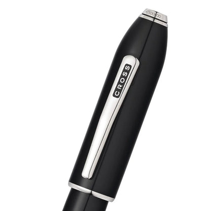 Cross 705-1 Peerless Black Lacq/Platinum Roller Pen