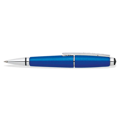 Cross 555-3 Edge Blue Chrome Roller Pen