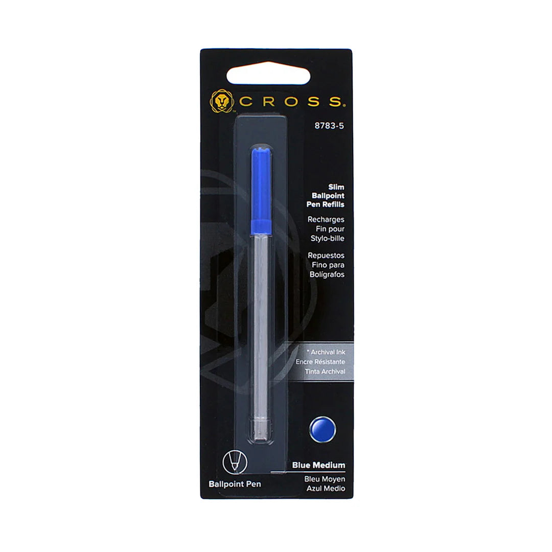 Cross 8783-5 Slim Blue Ball Pen Refill