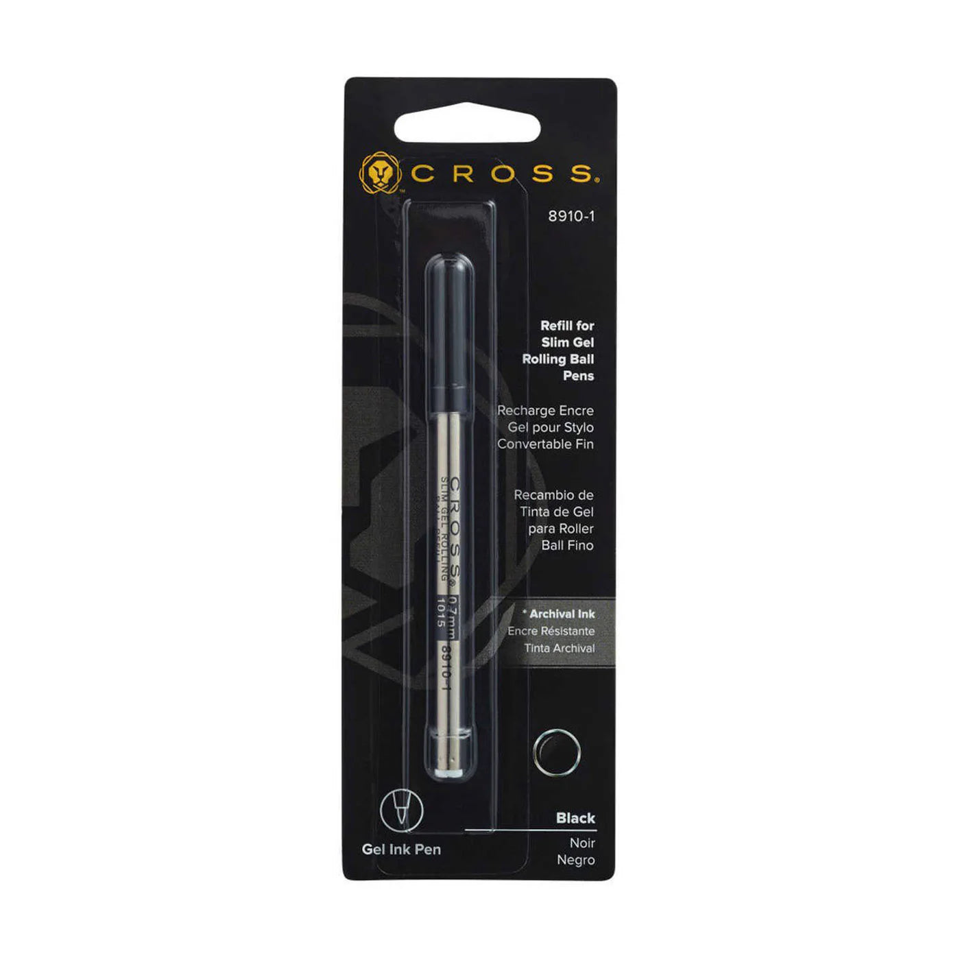 Cross 8910-1 Click Black Slim Roller Refill