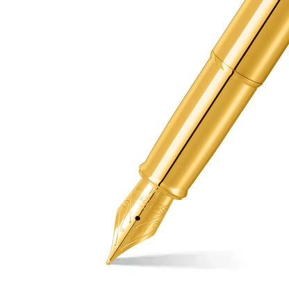 Sheaffer 9372 Gold Fountain Pen Medium Nib