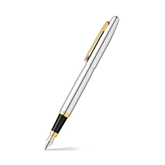 Sheaffer 9422 VFM Polished Chrm Gt Fountain Pen Medium